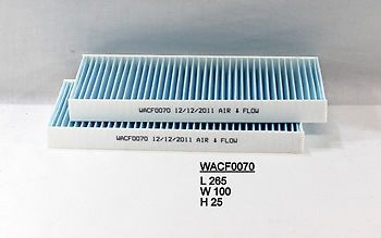 Genuine wesfil interior air cabin filter wacf0070 fits nissan np300 navara 2....