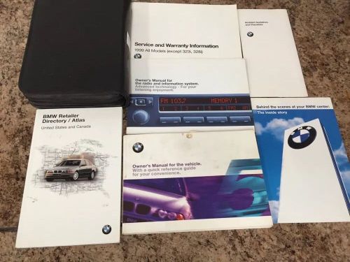 1999 bmw 5-series 528i 540i sedan touring oem owner&#039;s manual w/ supplements &amp; ca