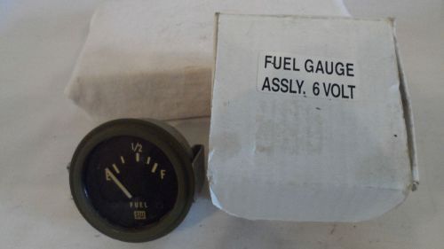 Vintage jeep willys  mb gpw cj2a  6 volt stewart warner gas gauge 6 volt
