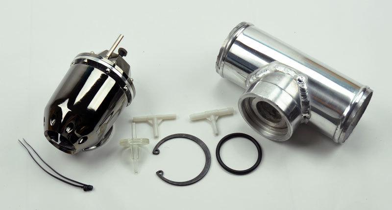 Type ssqv sqv turbo blow off valve w/ 2.5" hose adapter adjustable 25psi gm bov