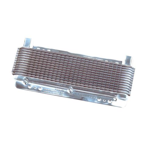 B&amp;m 70265 supercooler automatic transmission cooler with polished finish