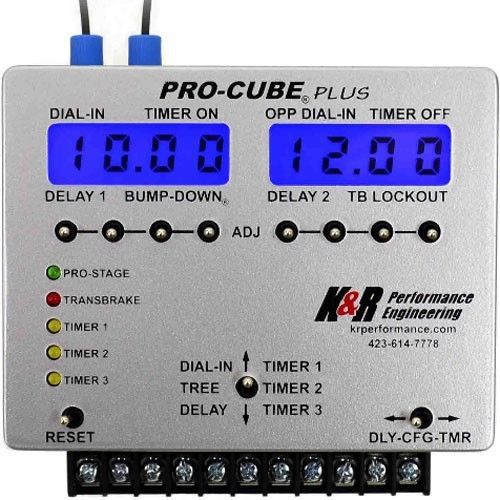 New k&amp;r pro-cube 3 plus with 3, 2-stage timers delay box bracket race pro 5.0