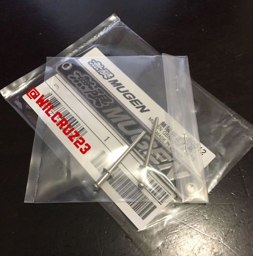 Brand new jdm authentic mugen lip badge eg ek ej ep3 dc5 dc2 rare! new sealed