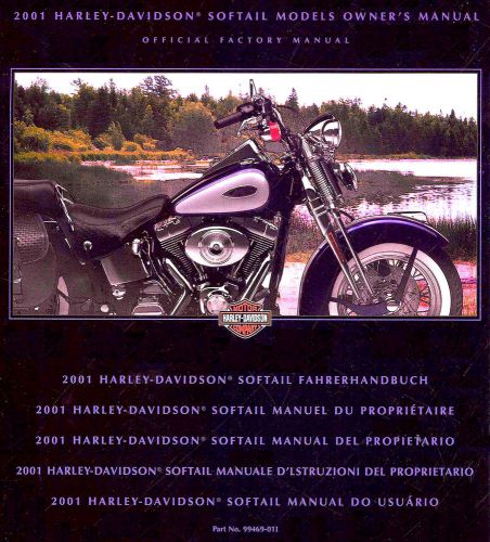 2001 harley-davidson softail international owners manual -springer-fat boy-deuce