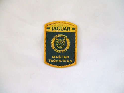Jaguar service masters “master technician” embroidered iron-on patch