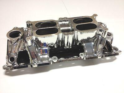Edelbrock 75254 sbc rpm air-gap dual-quad endurashine intake manifold