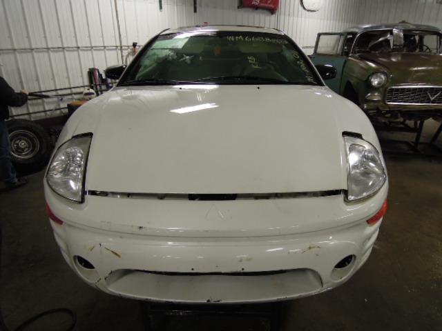 2003 mitsubishi eclipse rear seat belt & retractor only rh passenger black