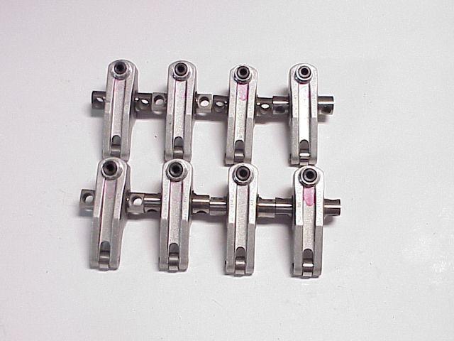 8 t & d aluminum shaft roller rockers 1.95 ratio "k" & shafts nascar arca nhra