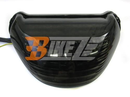 Fit kawasaki ninja zx12 zx12r 00-05 smoke led tail light w/ turn signal int.