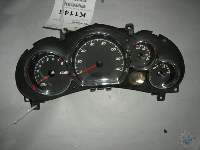Cluster / speedometer g6 781518 08 09 cluster 54k lifetime warranty