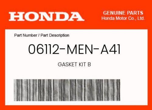 New genuine oem honda gasket kit b - 06112-men-a41