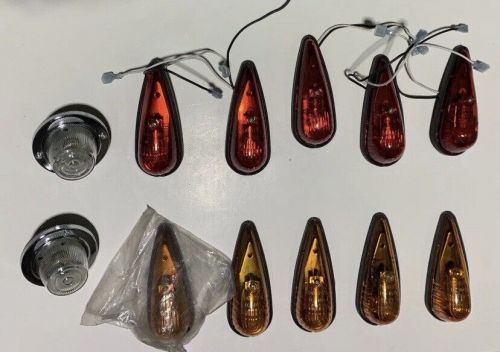 Lot of NOS Vintage School Bus Coach RV Trailer Stepvan Parts Marker Lights Horns, C $400.00, image 4