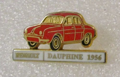 Vintage renault dauphine 1956 - enamel lapel pin badge - cef paris