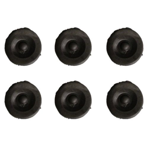 (6) new rubber grease plug hub dust caps fits dexter ez lube trailer camper axle