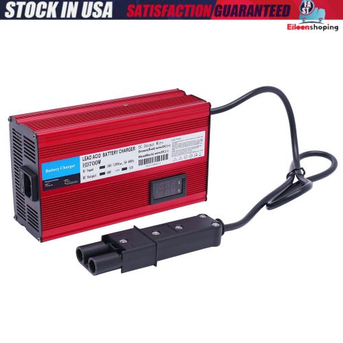 For 48V G19-G22-"Barrel" 2 Pin Style Plug Red 48 Volt 12Amp Golf Cart Charger, US $85.00, image 13