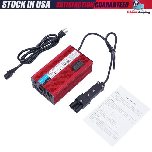 For 48V G19-G22-"Barrel" 2 Pin Style Plug Red 48 Volt 12Amp Golf Cart Charger, US $85.00, image 15