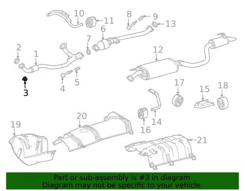 Genuine Toyota Front Pipe Nut 90177-A0021, US $1.25, image 2