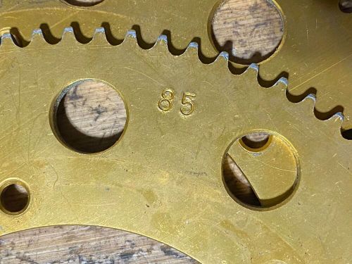 (1) 219 chain rear sprocket -gear 85 tooth vintage go kart cart racing