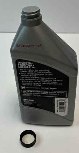 QuickSilver Marine Lubricant Power Trim & Steering Fluid 32 fl oz., US $19.97, image 2