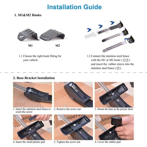 43.3"For Toyota Prius Aluminum Luggage Carrier Top Roof Rack Cross Bar w/Lock US, US $139.58, image 2