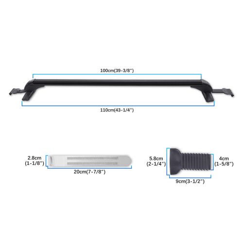 43.3"For Toyota Prius Aluminum Luggage Carrier Top Roof Rack Cross Bar w/Lock US, US $139.58, image 8