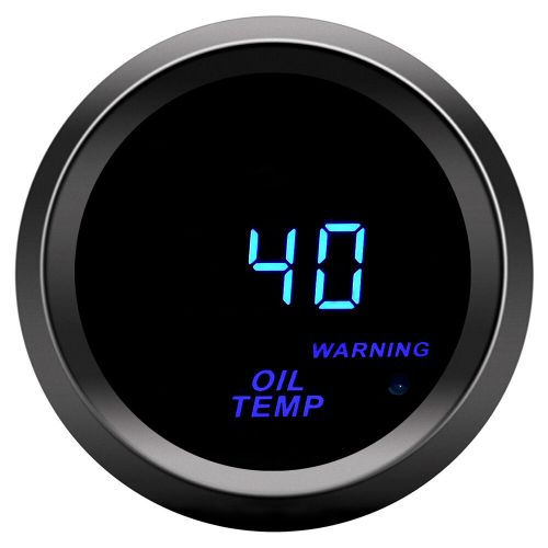 2" 52mm car auto blue led digital car boost water/oil temp/pressure/tacho/volt