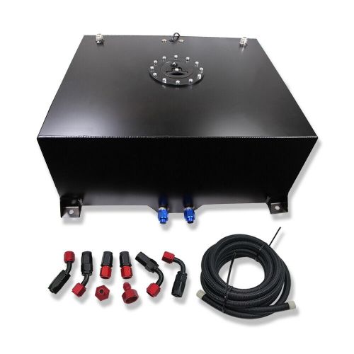10-20 Gallon Black Aluminum Fuel Cell Tank+Cap+Level Sender+Fuel Line Kit, US $135.68, image 18