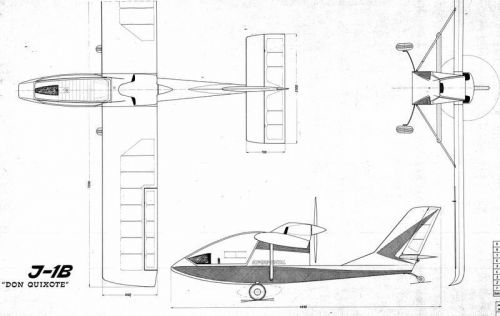 BUILD J-1B AIRCRAFT DON QUIXOTE AIRPLANE DIY PLANS ON CD, US $9.99, image 2