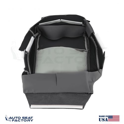 2014 - 2020 Fits Infiniti Q50 PASSENGER Bottom Gray Leather SOLID Seat Cover, US $185.49, image 24