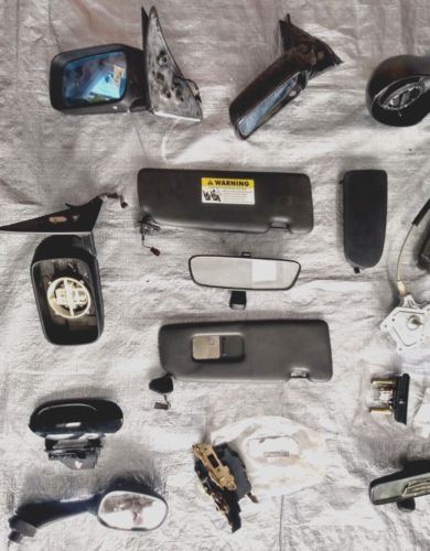 BMW Parts LOT Auto Mirrors/Motors/Door Lock/Visors/Window Regulator/Handles OEM, US $36.99, image 6