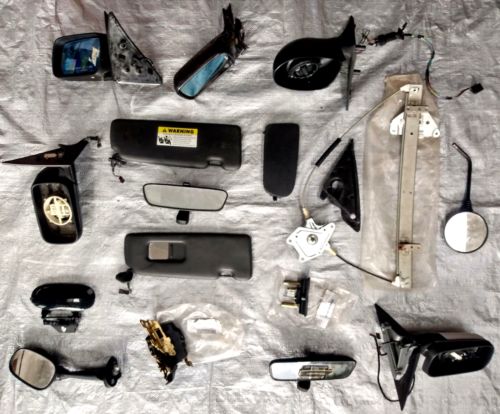 BMW Parts LOT Auto Mirrors/Motors/Door Lock/Visors/Window Regulator/Handles OEM, US $36.99, image 8