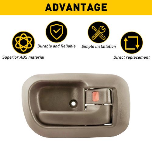 Door Handle Interior Beige Inside Front Right RH Passenger Side for Sienna 98-03, US $9.99, image 2