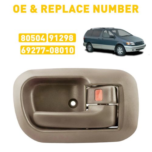 Door Handle Interior Beige Inside Front Right RH Passenger Side for Sienna 98-03, US $9.99, image 4