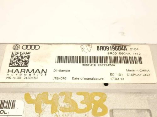8r0919604a multifunction display / 6014404 for audi a5 coupe 8t 2.0 tdi 130kw-