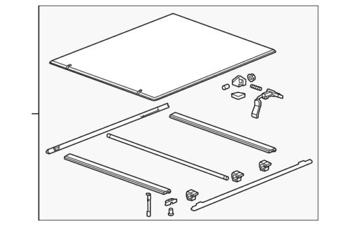 Genuine GM Standard Bed Soft Tri-Fold Tonneau Cover 19418643, C $551.53, image 3