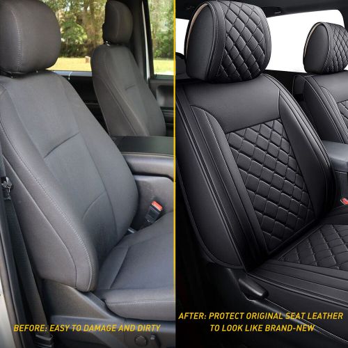 Car Seat Cover fit Toyota 2007-2023 Tacoma Crew Cab 4-Door Front+Rear Protector, US $99.99, image 6