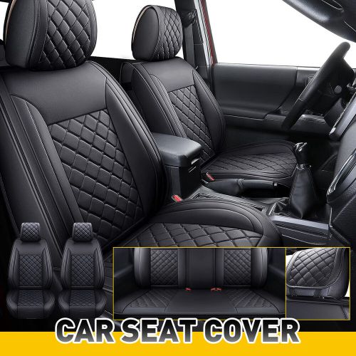 Car Seat Cover fit Toyota 2007-2023 Tacoma Crew Cab 4-Door Front+Rear Protector, US $99.99, image 10
