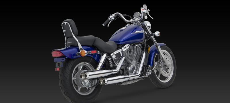 Vance & hines exhaust classic 2 chrome honda shadow spirit 1100 1987-2006