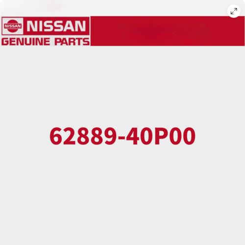 Nissan 300zx z32 black &amp; silver z front emblem 62889-40p00 oem genuine