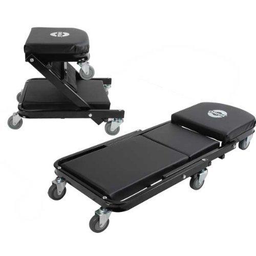 Foldable mechanics auto car shop garage creeper repair transmission oil change