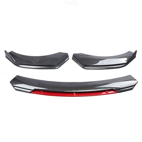For Dodge Durango Carbon Fiber Style&Red Front Bumper Lip Spoiler Splitter, US $69.00, image 10