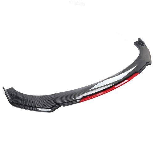For Dodge Durango Carbon Fiber Style&Red Front Bumper Lip Spoiler Splitter, US $69.00, image 12