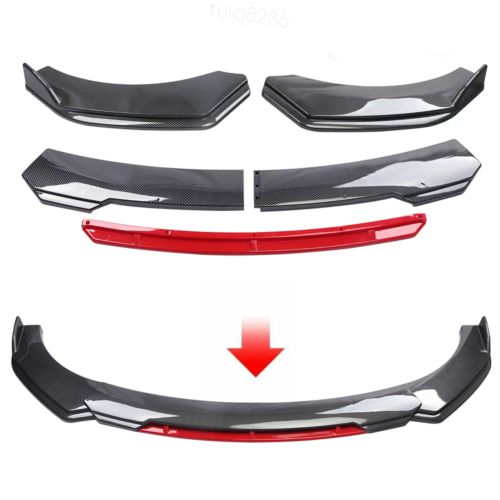 For Dodge Durango Carbon Fiber Style&Red Front Bumper Lip Spoiler Splitter, US $69.00, image 15