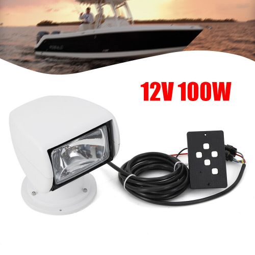 360° Remote Control Spotlight Searchlight Marine Boat Truck Spot Light 100W 12V, US $88.80, image 6
