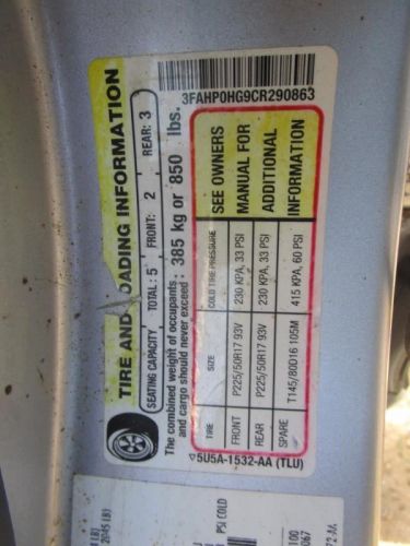 Steering Column Floor Shift Tilt And Telescopic Fits 10-12 FUSION 307957, US $175.00, image 7