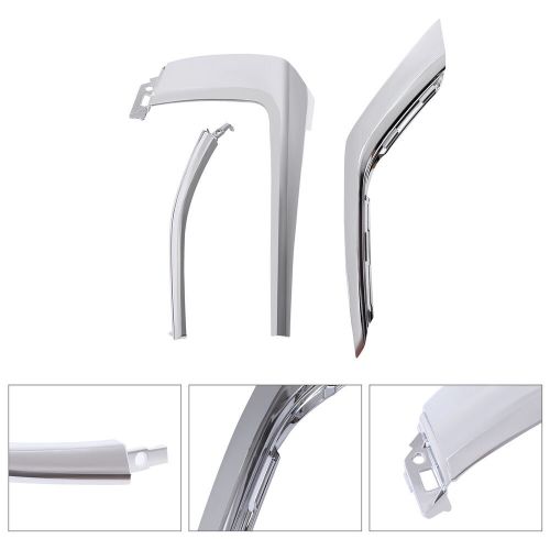 For Mitsubishi Outlander 2016-2021 3Pcs Left Front Bumper Chrome Molding Trims, US $27.72, image 7