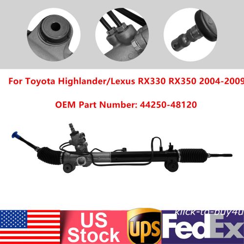Power Steering Rack and Pinion For 2004-2009 Toyota Highlander/Lexus RX330 RX350, US $125.24, image 6