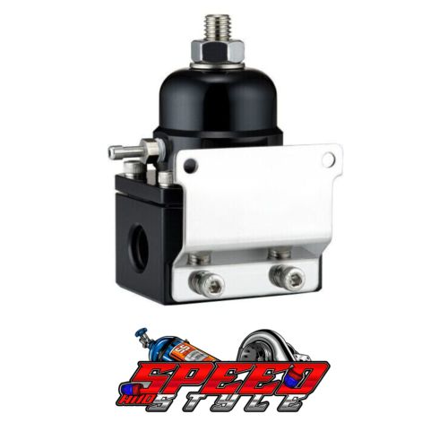 ALUMINUM 100 PSI ADJUSTABLE 1:1 FUEL PRESSURE REGULATOR GAUGE AN FITTINGS BLACK, US $84.95, image 17