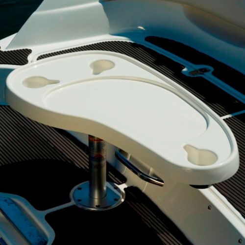 Yamaha New OEM Stowable Kidney Shaped Sport Boat Table, SBT-KDNYT-BL-08, US $209.94, image 12