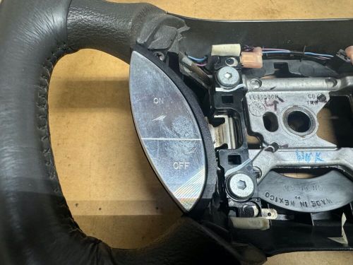 2001-2004 Ford Mustang Dark Charcoal Leather Wrapped Steering Wheel USED OEM, US $150.00, image 5